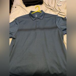 Extra large grey short sleeve with black stripes